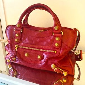 Balenciaga City Classic Studs Bag/Lamb skin Medium